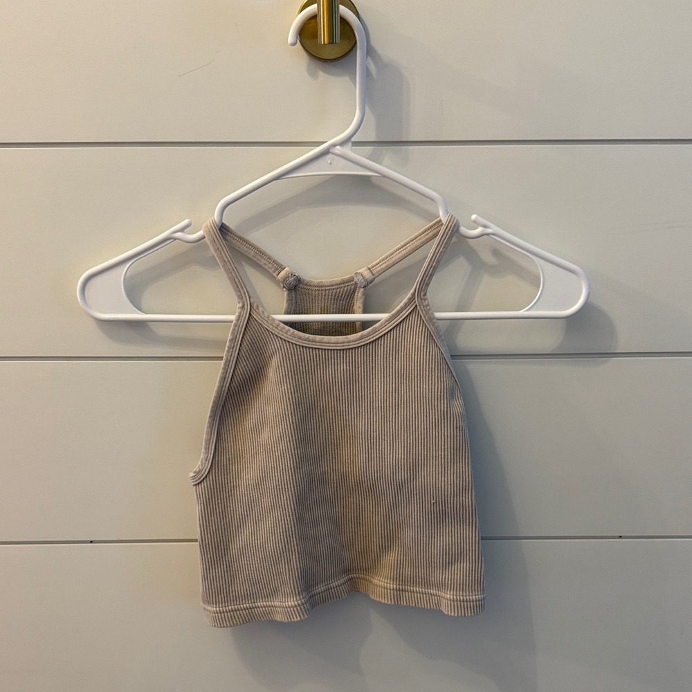 FP Movement by Free People Tan Crop Top